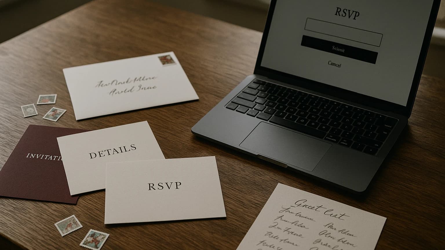 Hochzeitspapeterie hybrid: Kosten und Break-even nach Gästemix