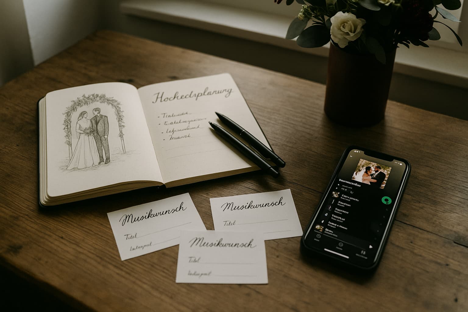 Musikwünsche zur Hochzeit sammeln: Ohne Chaos, Dubletten und No-Go-Songs
