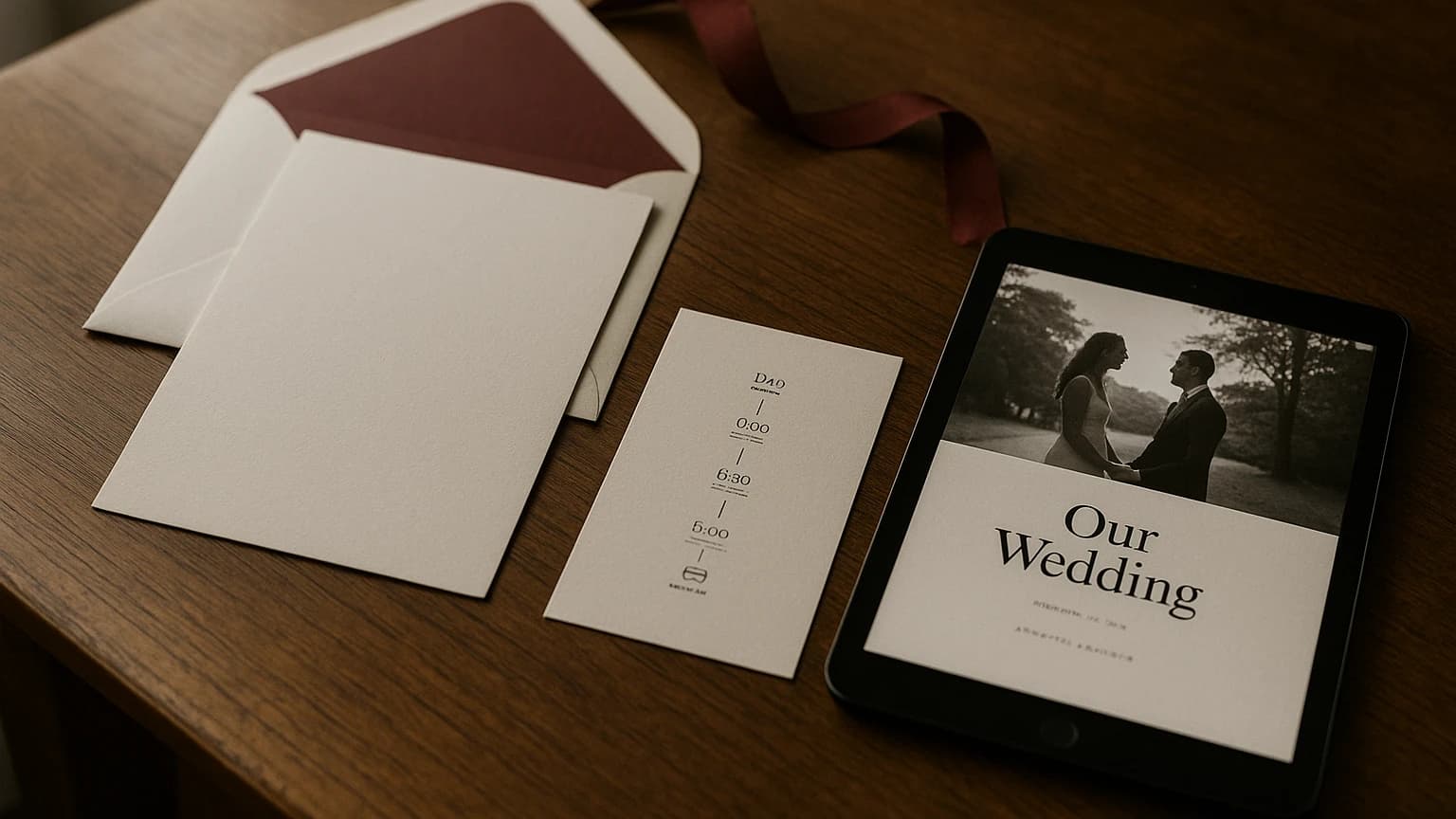 Wochenendhochzeit: Was gehört auf Einladung, Einleger oder Website – und an wen?